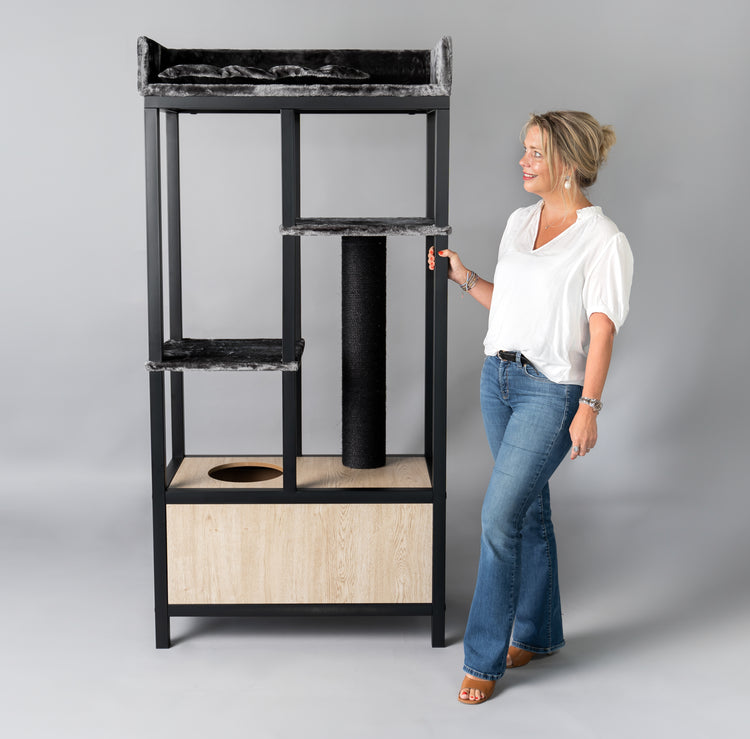 Design Cat Furniture Elite Blackline Dark Grey