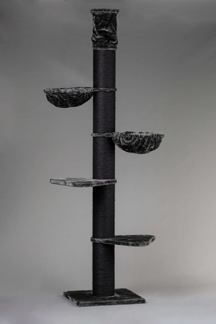 Big Cat Tower Blackline Dark Grey