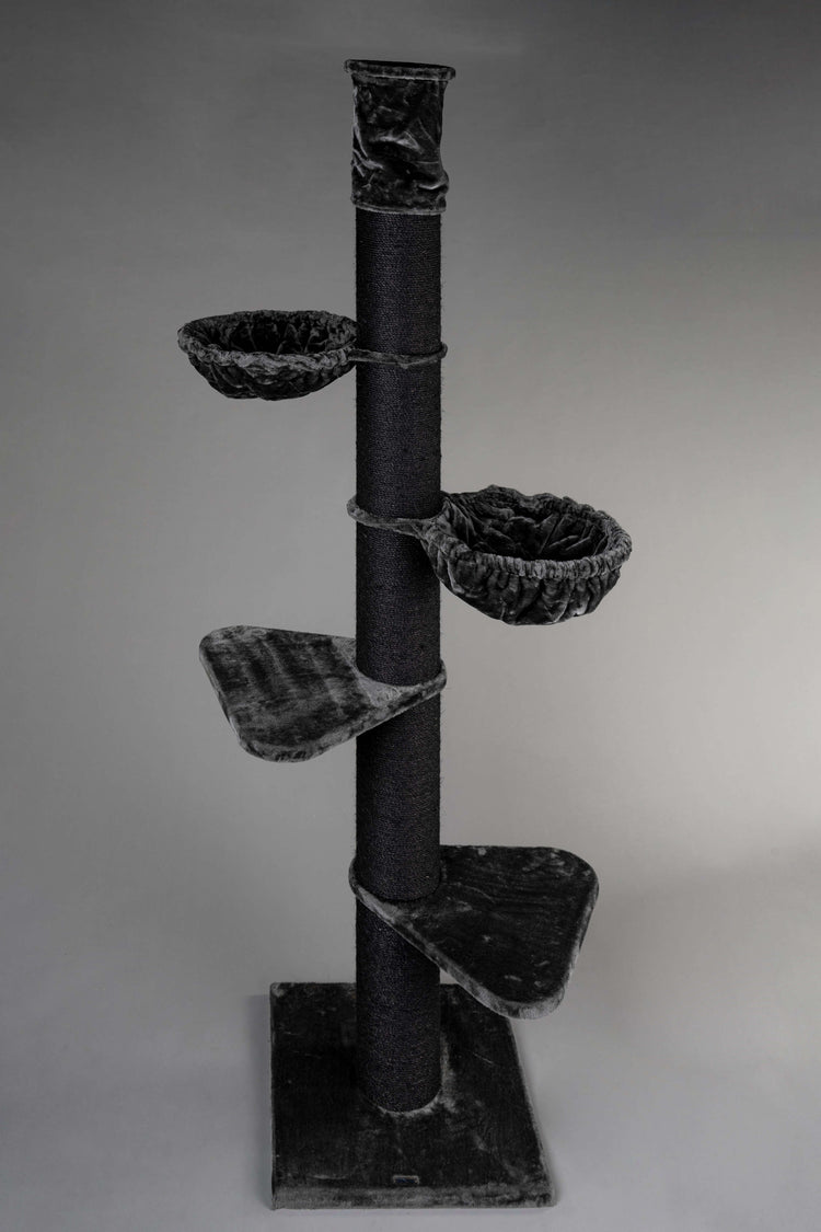 Big Cat Tower Blackline Dark Grey