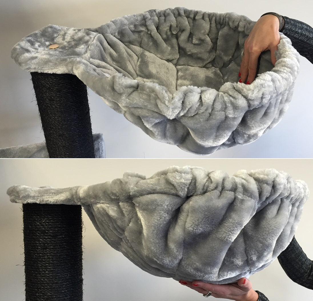 Cat Mansion Blackline Light Grey