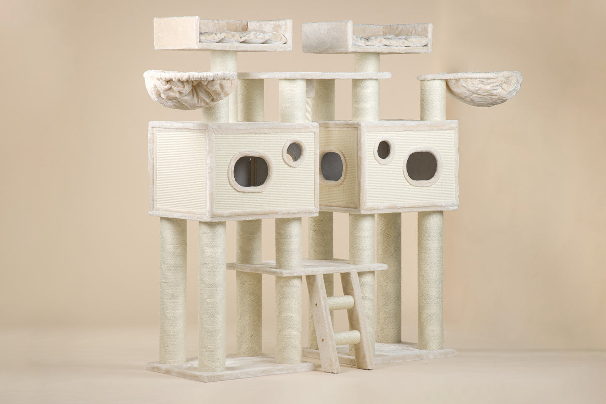 Royal Cat Palace Beige