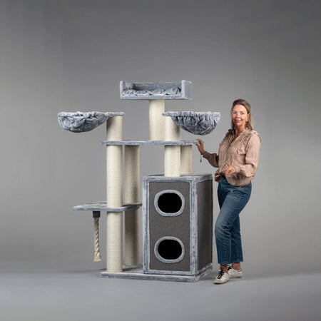 Cat Paradise Light Grey