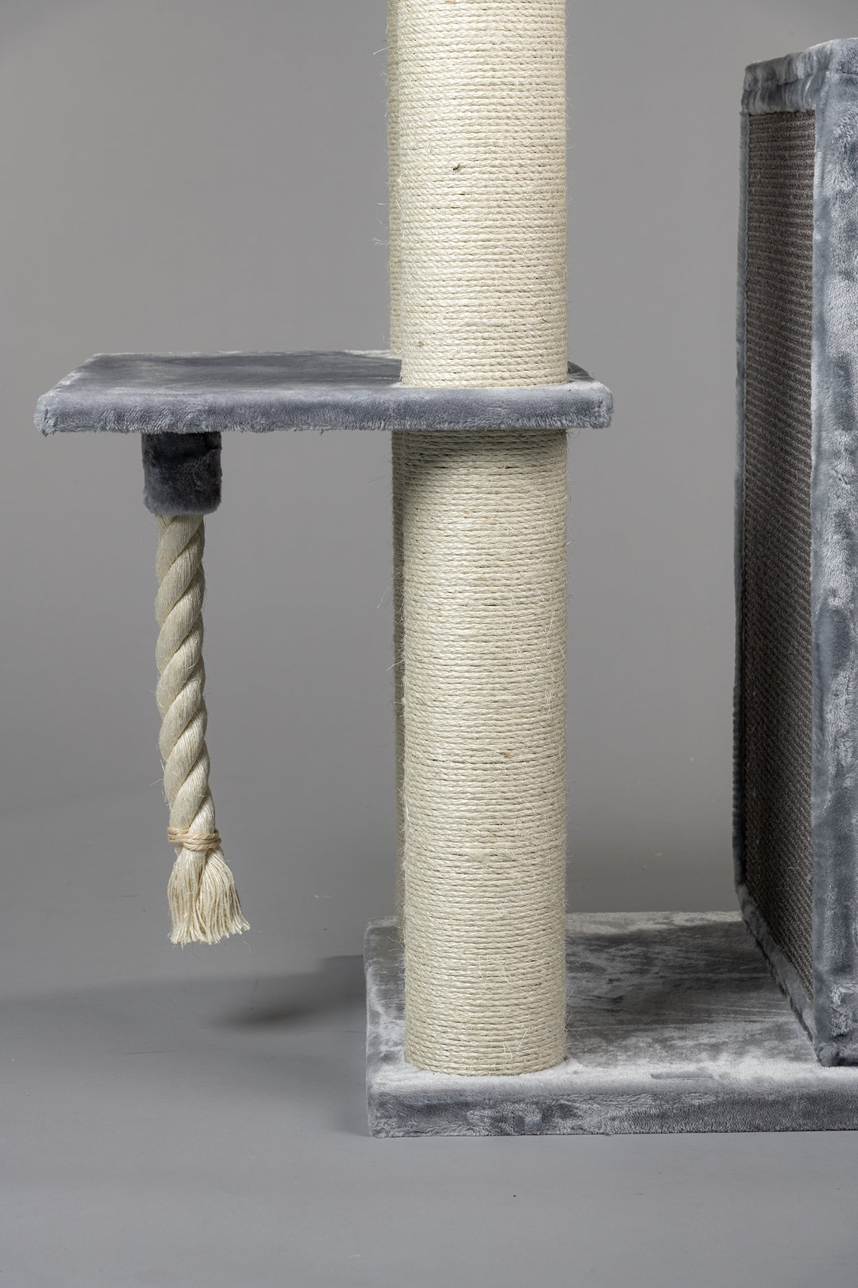 Cat Tree for large cats Cat Paradise Light Grey CatTreeKing USA