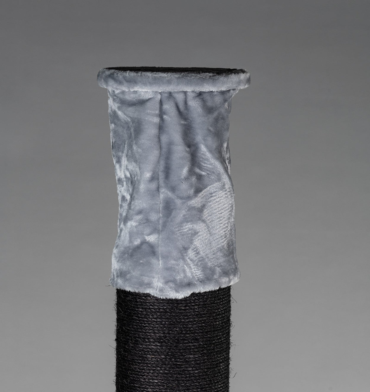 Floor-To-Ceiling Tensioner, 8 inch Sisal Poles (Light Grey)