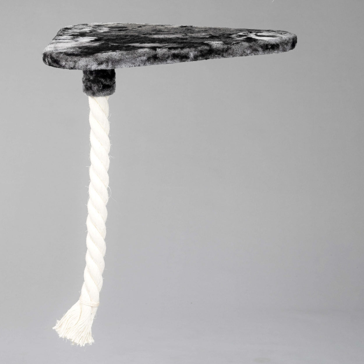 Large, Dark Grey Lying Area Step With Play Rope Triangular (for 5, 6 or 8 inch poles)