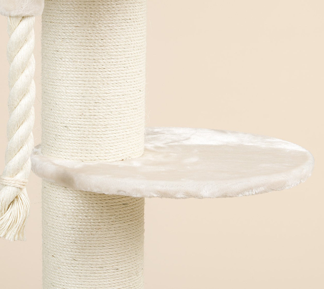 Round step Beige, Maine Coon Sleeper (for 5, 6 or 8 inch poles)