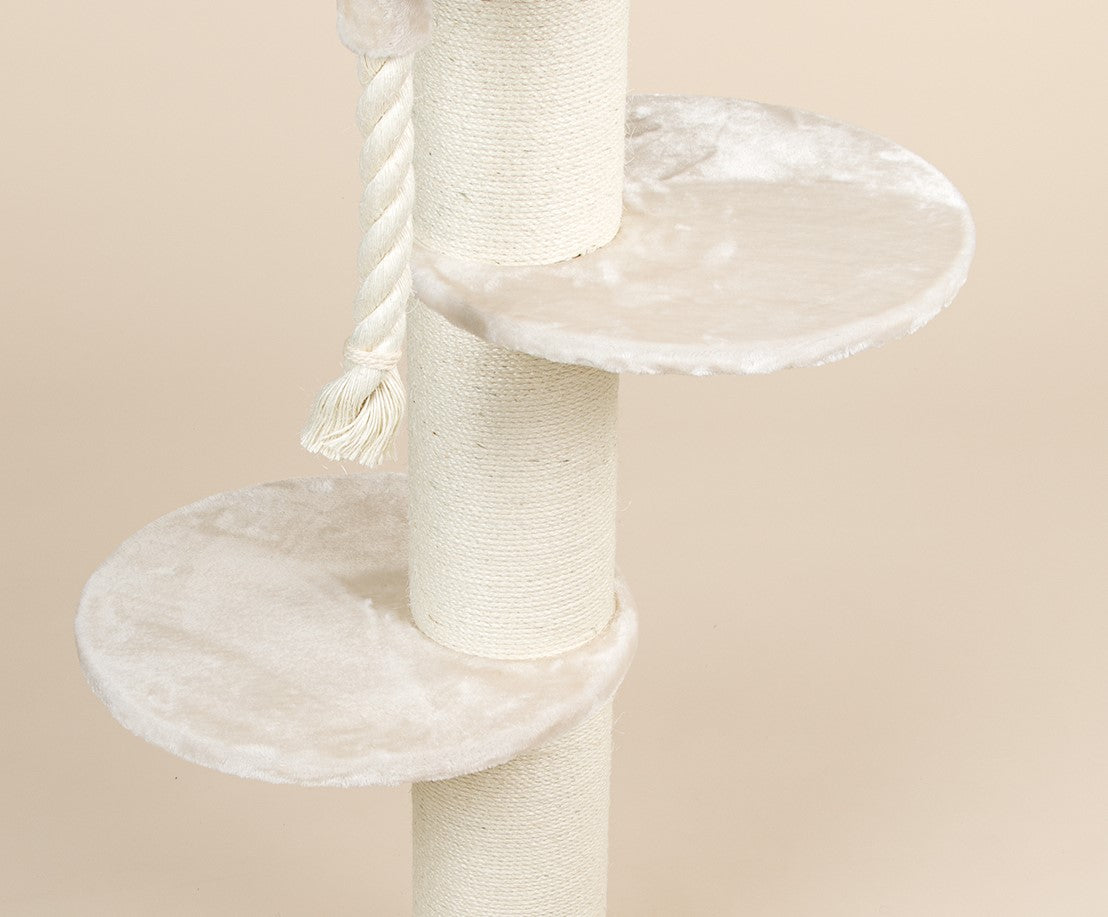 Round step Beige, Maine Coon Sleeper (for 5, 6 or 8 inch poles)