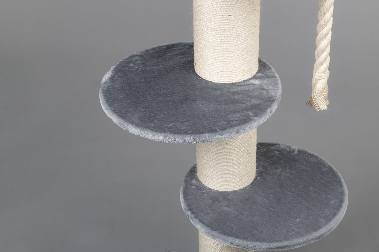 Round step Light Grey, Maine Coon Sleeper round step Light Grey (for 5, 6 or 8 inch poles)