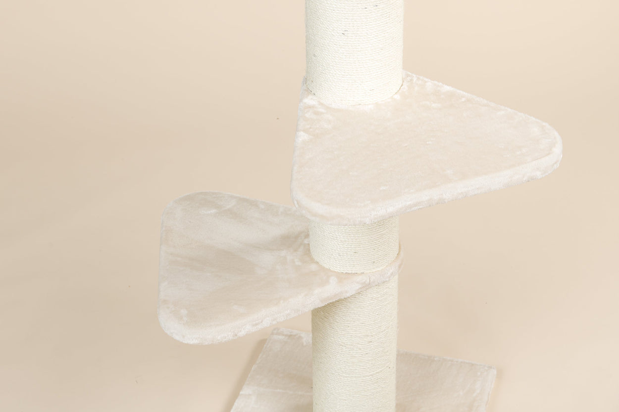 Large, Beige Lying Area Step Triangular (for 5, 6 or 8 inch poles)