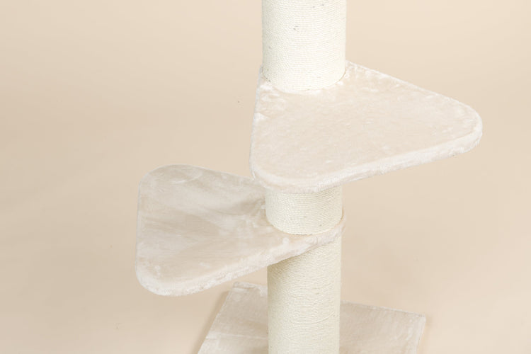 Large, Beige Lying Area Step Triangular (for 5, 6 or 8 inch poles)