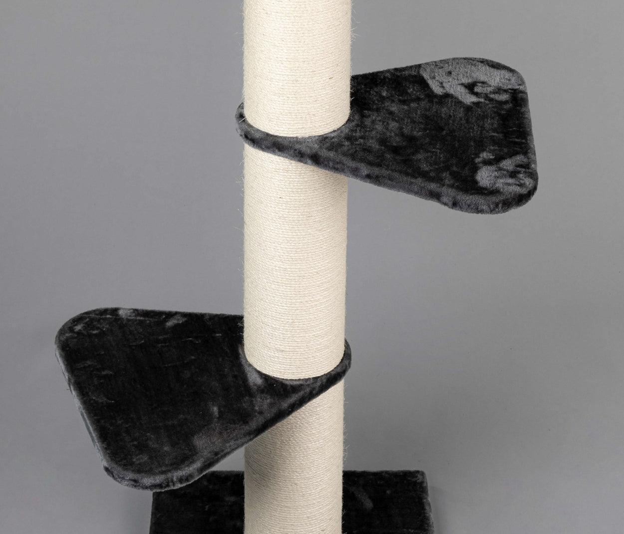 Large, Dark Grey Lying Area Step Triangular (for 5, 6 or 8 inch poles)