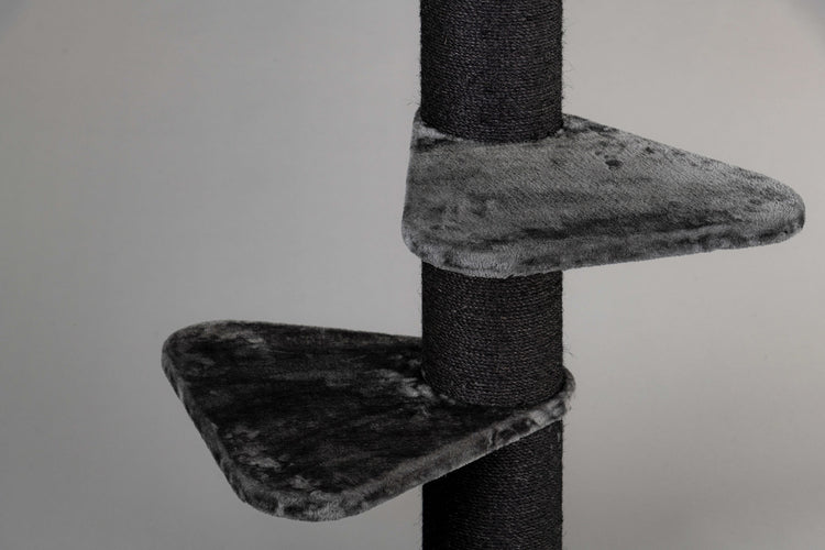 Large, Dark Grey Lying Area Step Triangular (for 5, 6 or 8 inch poles)