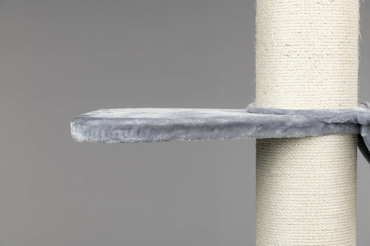 Large, Light Grey Lying Area Step Triangular (for 5, 6 or 8 inch poles)