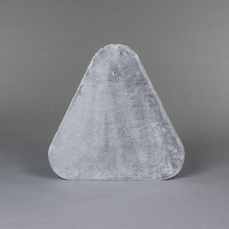 Large, Light Grey Lying Area Step Triangular (for 5, 6 or 8 inch poles)