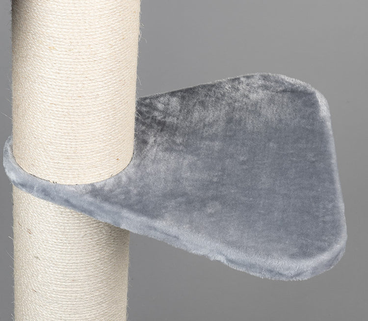 Large, Light Grey Lying Area Step Triangular (for 5, 6 or 8 inch poles)