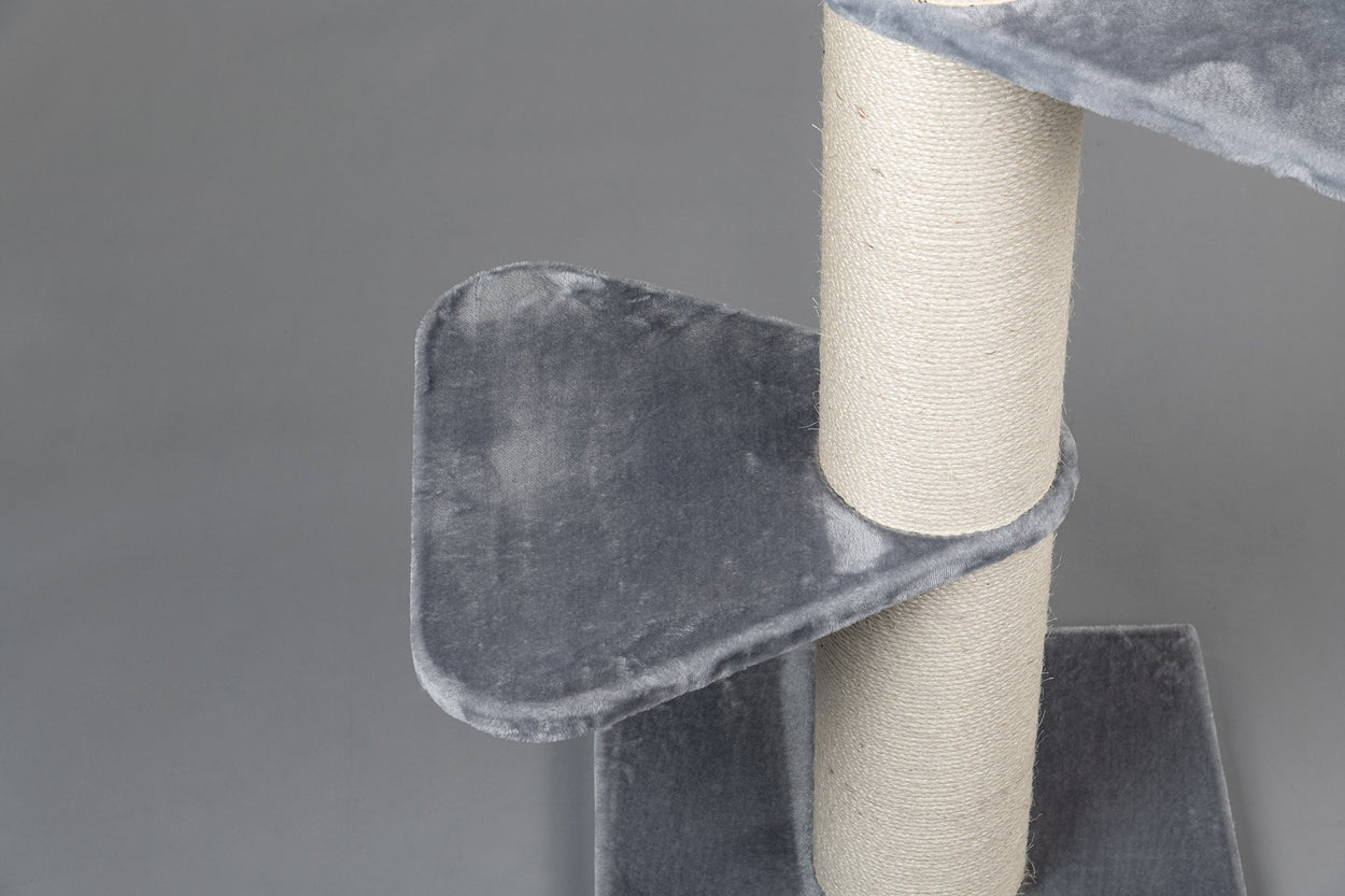 Large, Light Grey Lying Area Step Triangular (for 5, 6 or 8 inch poles)