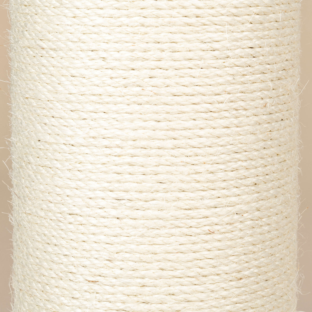 Sisal Pole 12 inch x 8 inchØ - M10 (Beige)