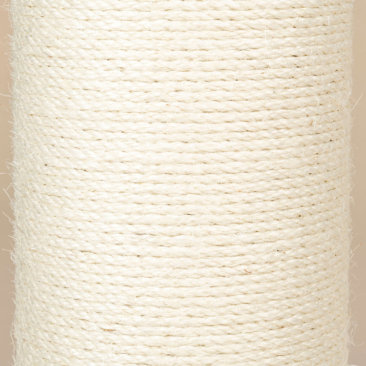 Sisal Pole 12 inch x 8 inchØ - M10 (Beige)
