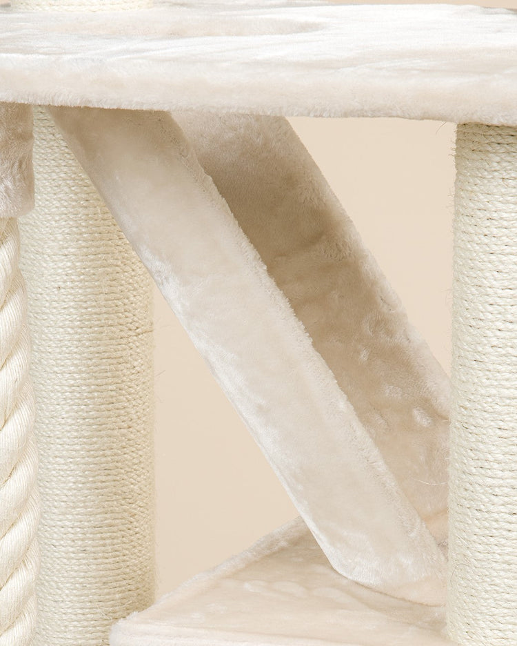 Slide 22 x 8, Cat Condo & Cat Mansion (Beige)