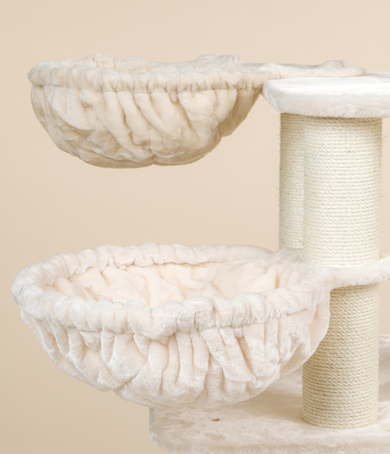 Hammock 18 inch diameter for 5 inch pole Beige