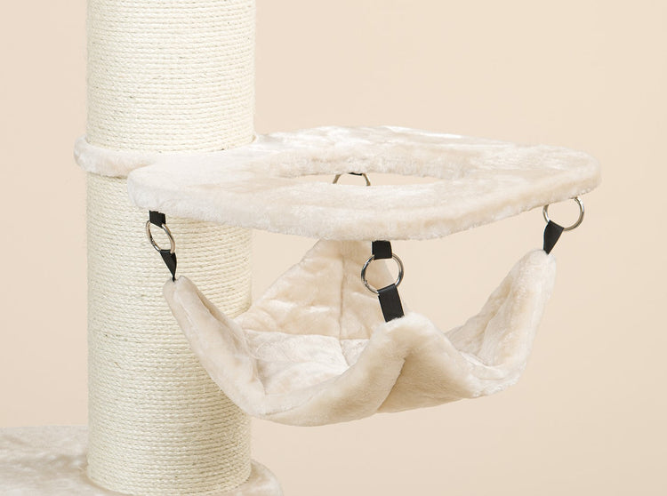 Large, Cream Crown Hammock (for 5, 6 or 8 inch poles)