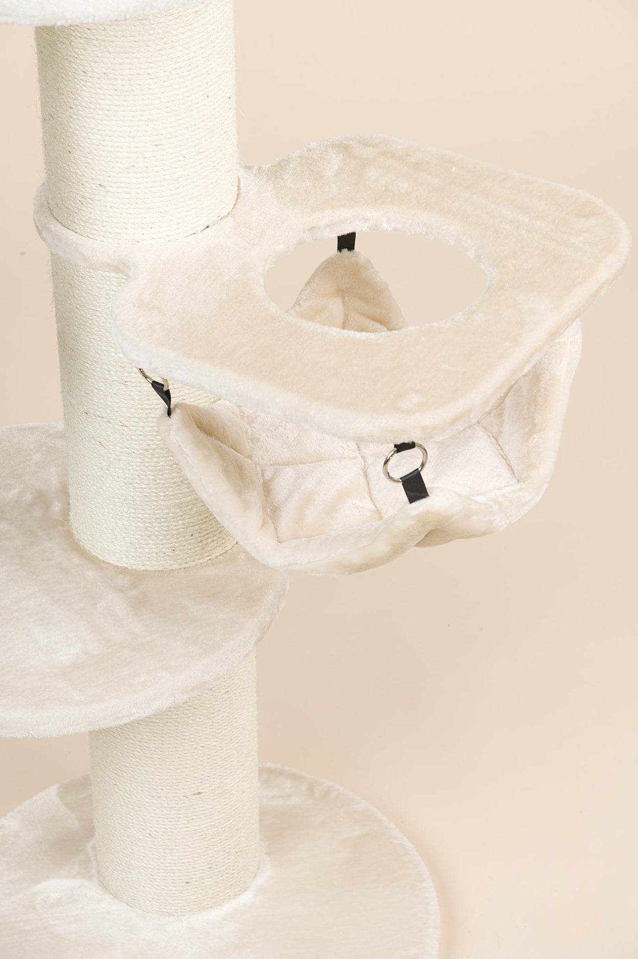 Large, Cream Crown Hammock (for 5, 6 or 8 inch poles)