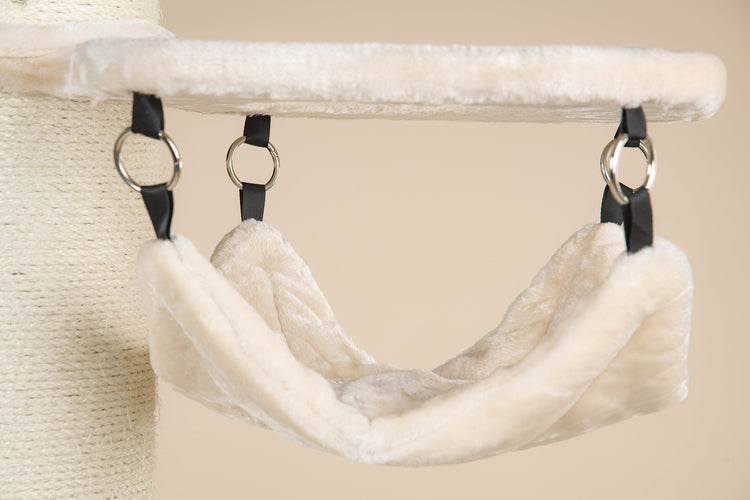 Large, Cream Crown Hammock (for 5, 6 or 8 inch poles)