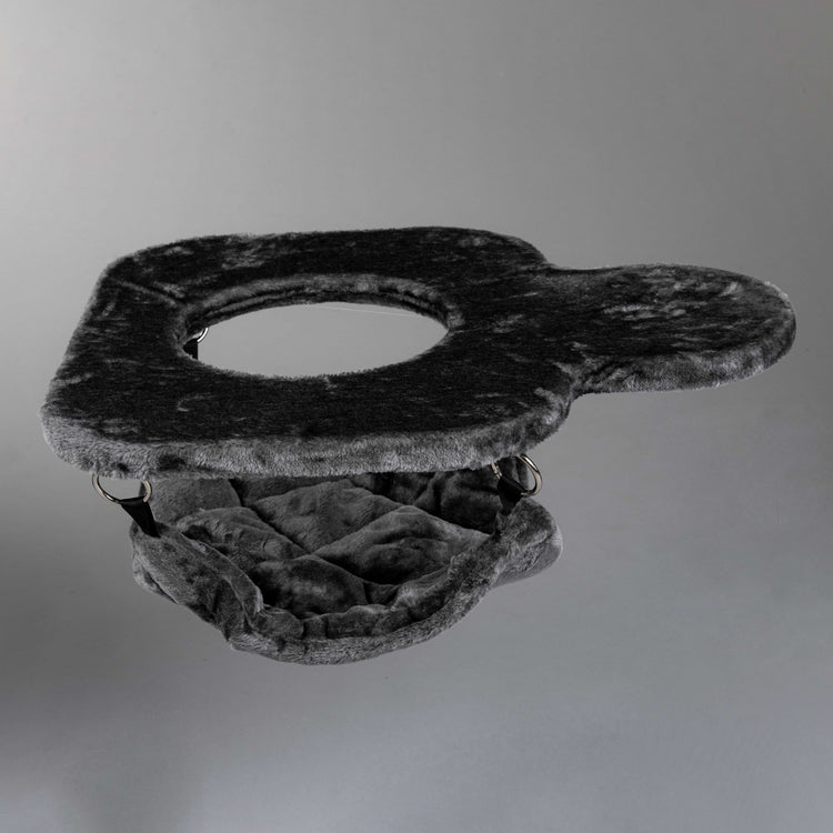 Large, Dark Grey Crown Hammock (for 5, 6 or 8 inch poles)