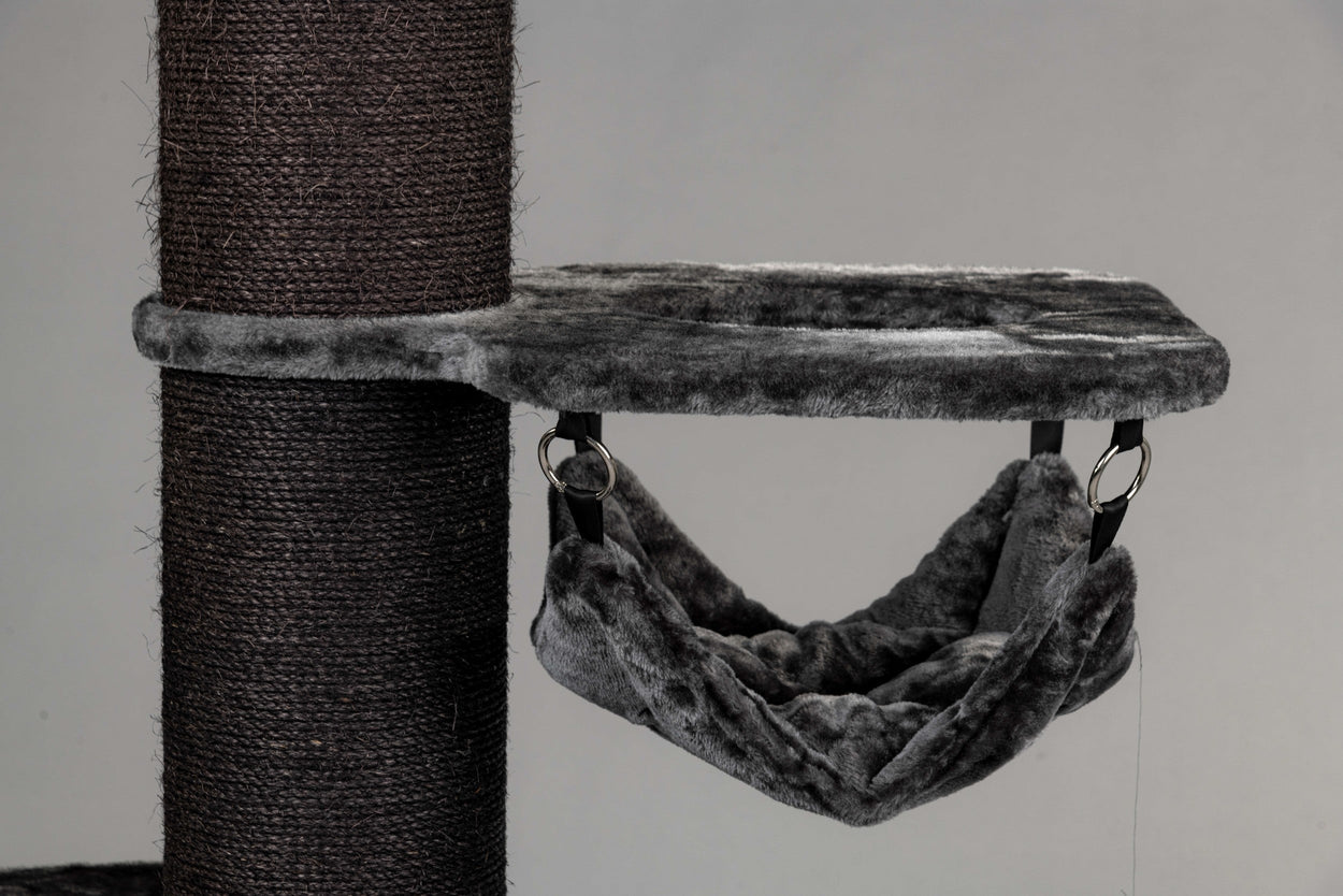 Large, Dark Grey Crown Hammock (for 5, 6 or 8 inch poles)