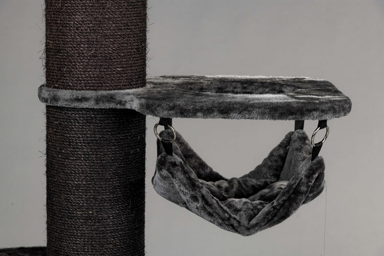 Large, Dark Grey Crown Hammock (for 5, 6 or 8 inch poles)