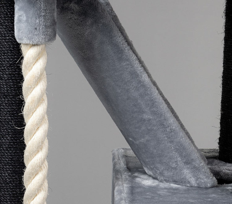 Slide 22 x 8, Cat Condo & Cat Mansion (Light Grey)