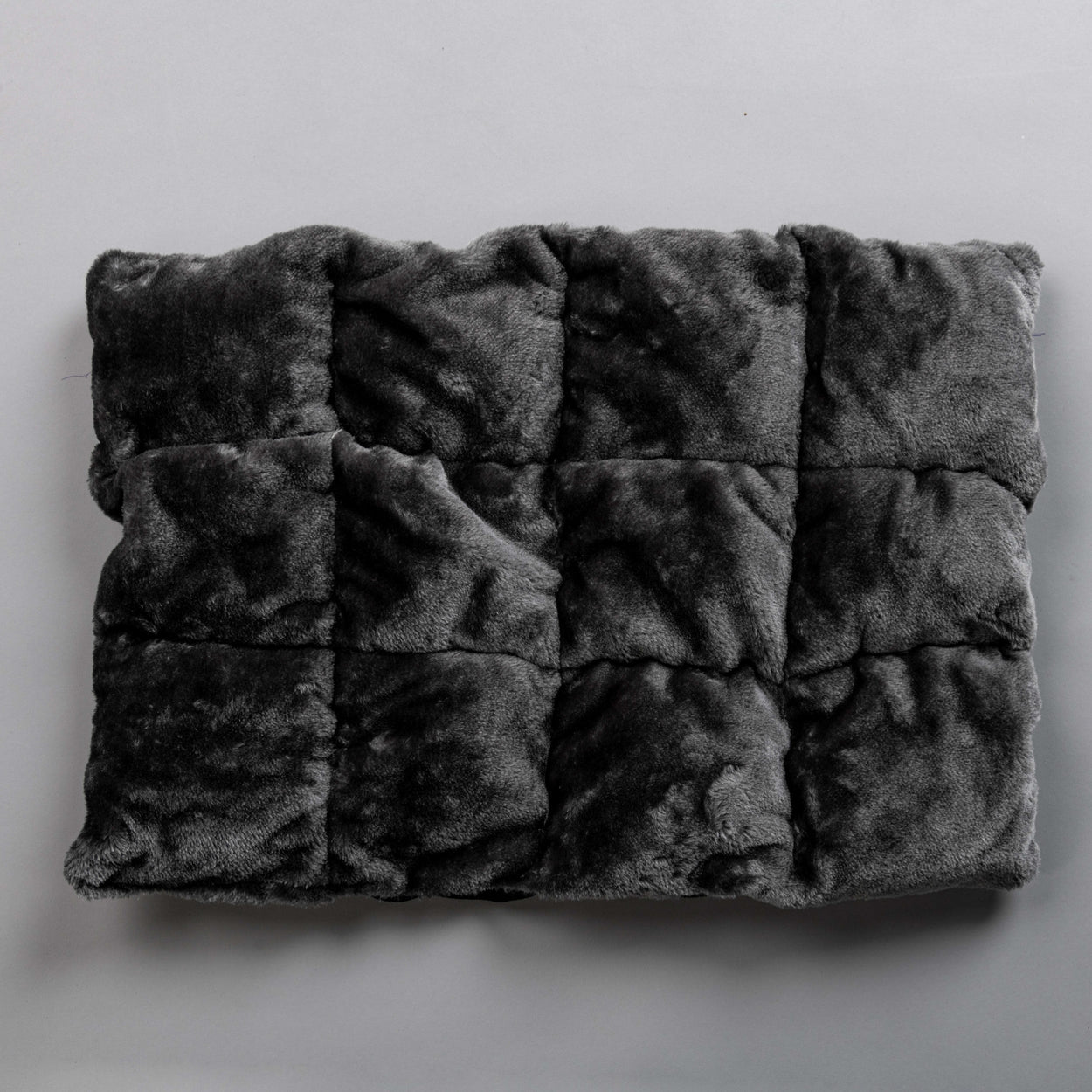 Cushion for rectangular top bed dark grey (bed = 24x17x6inch)