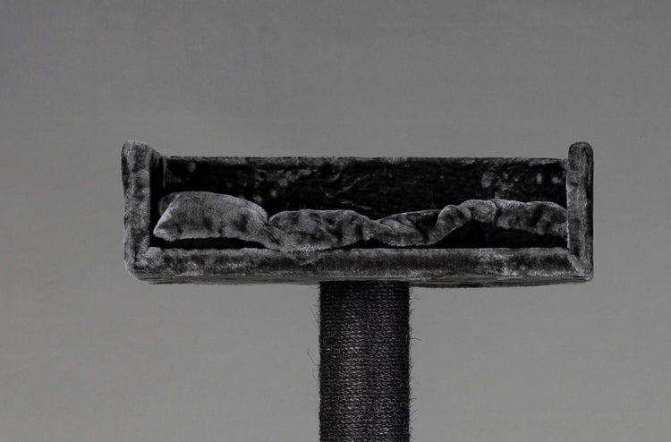 Cushion for rectangular top bed dark grey (bed = 24x17x6inch)