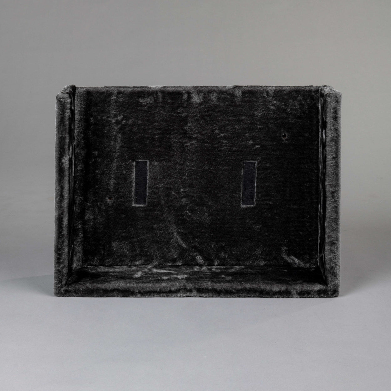 Rectangular top bed dark grey (24x17x6inch) without cushion