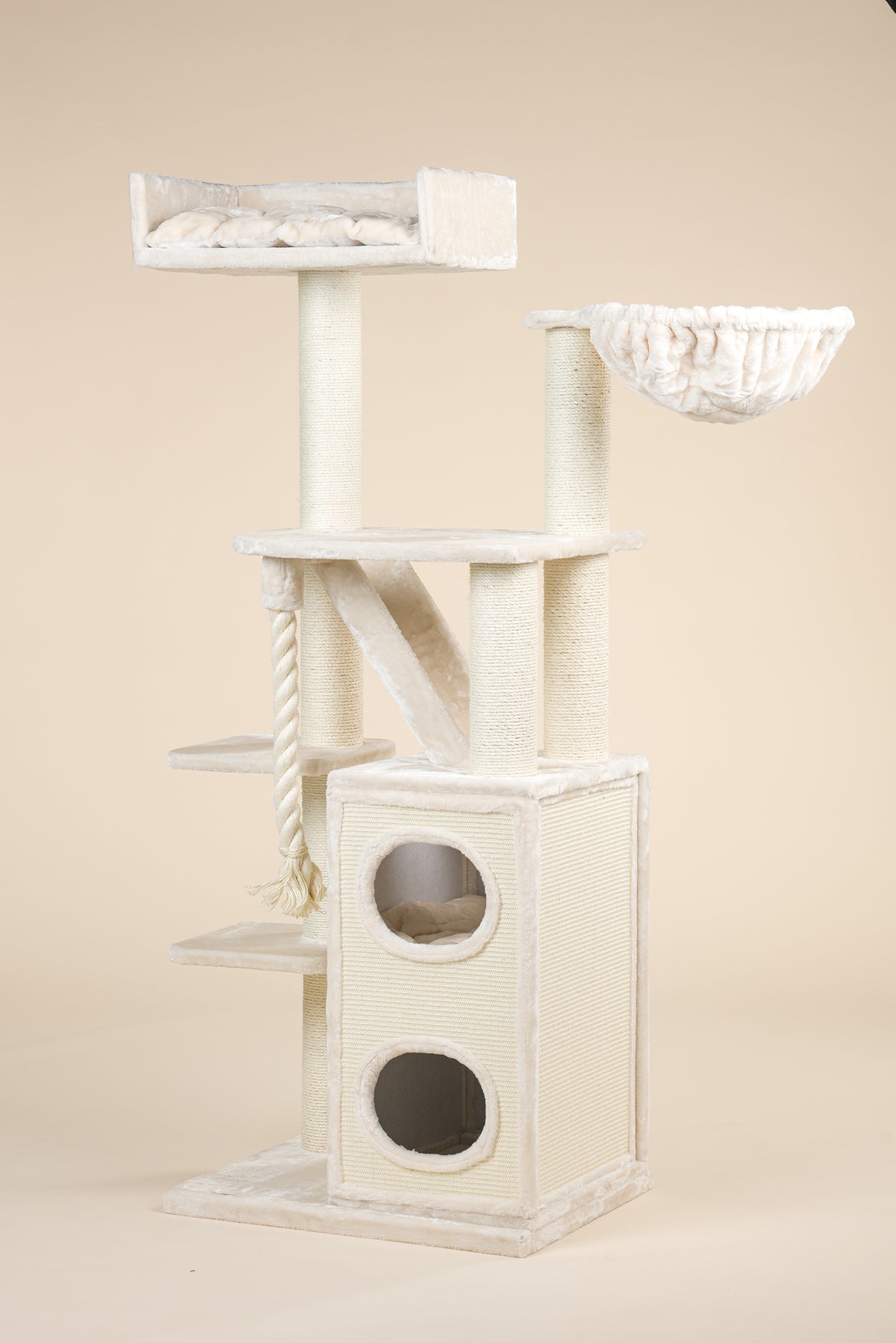 Cat Tree for large cats Cat Condo Beige CatTreeKing USA