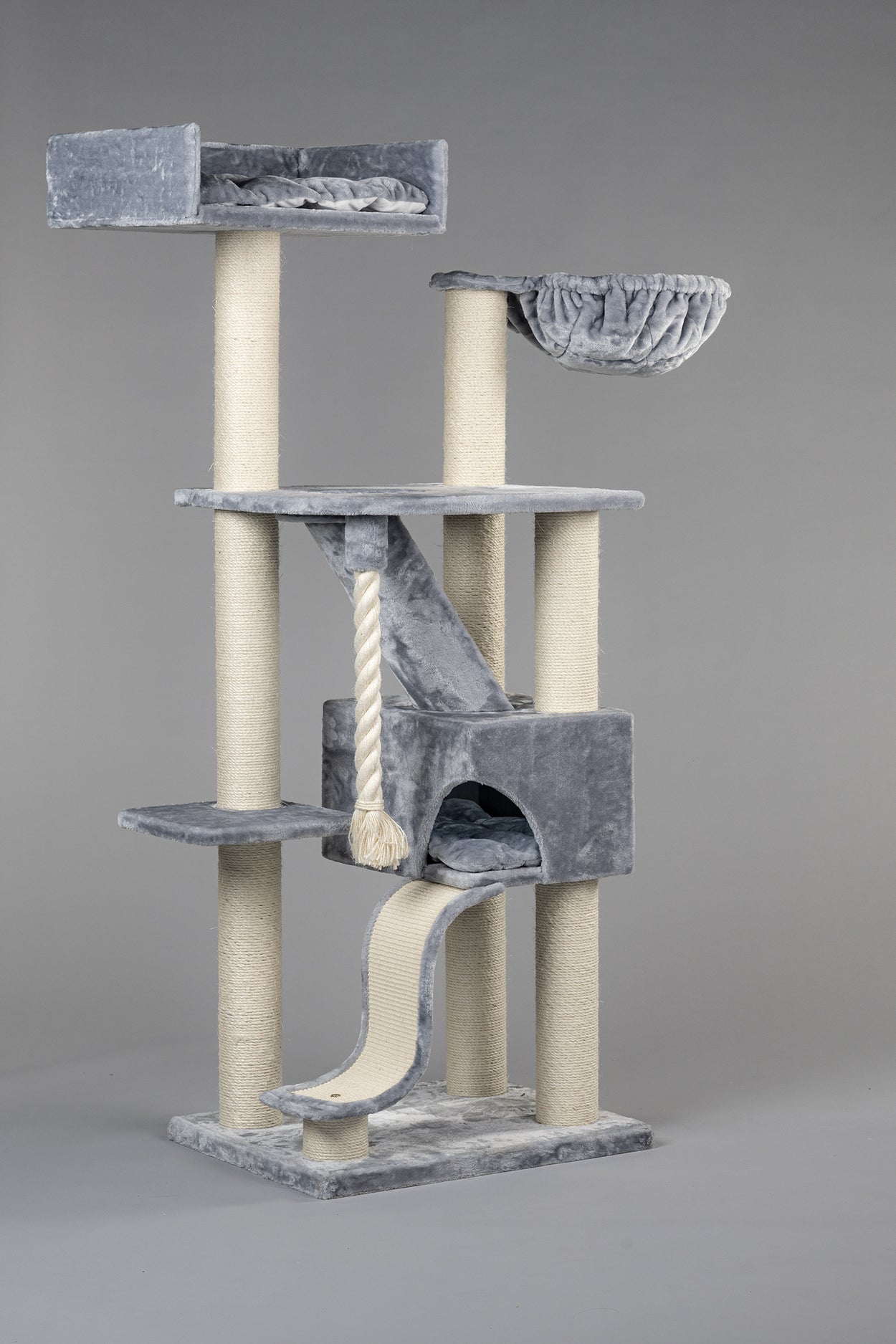 Cat Mansion Light Grey