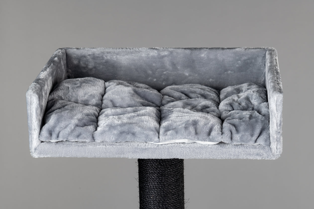 Cat Mansion Blackline Light Grey