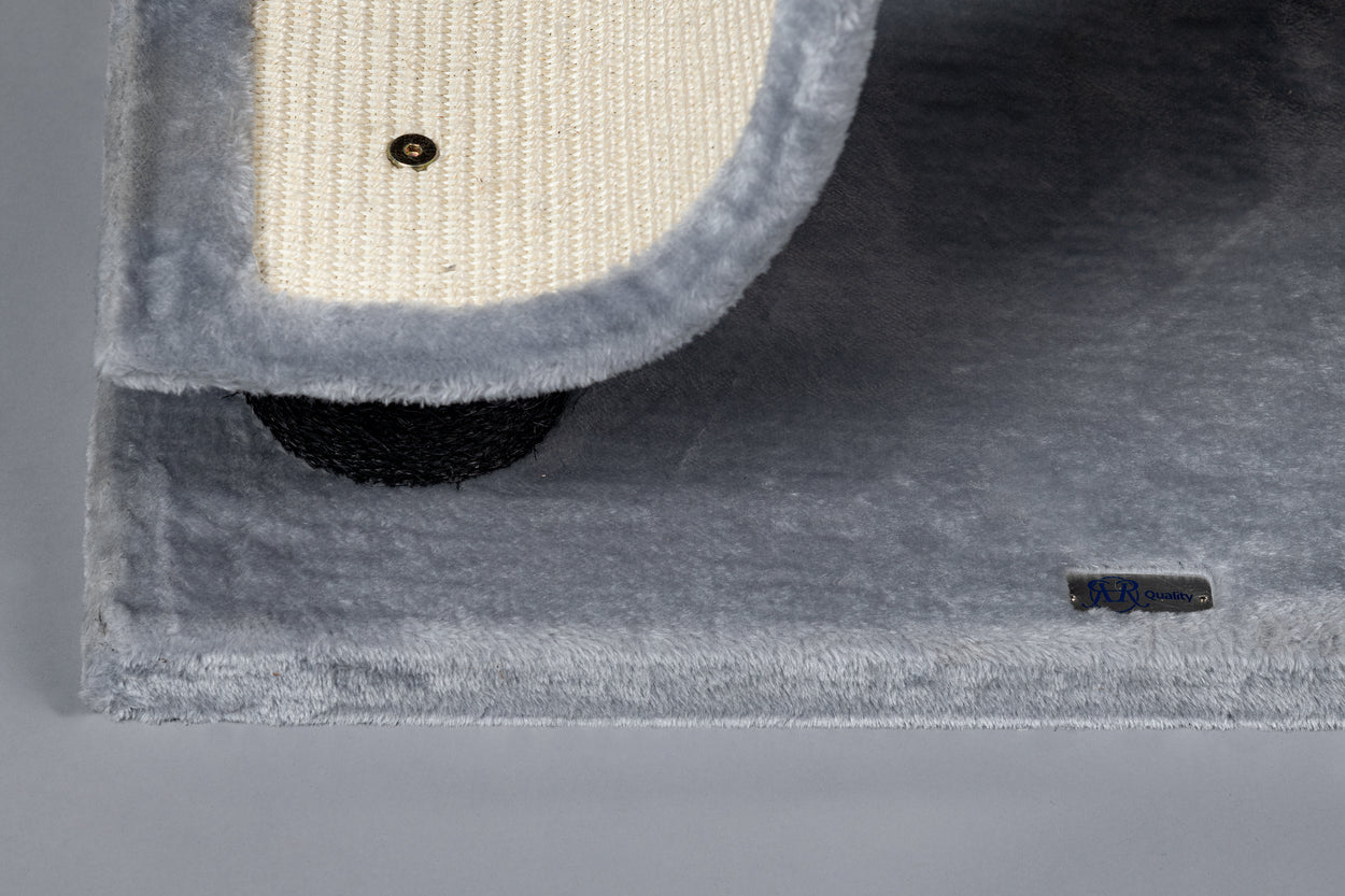 Cat Mansion Blackline Light Grey