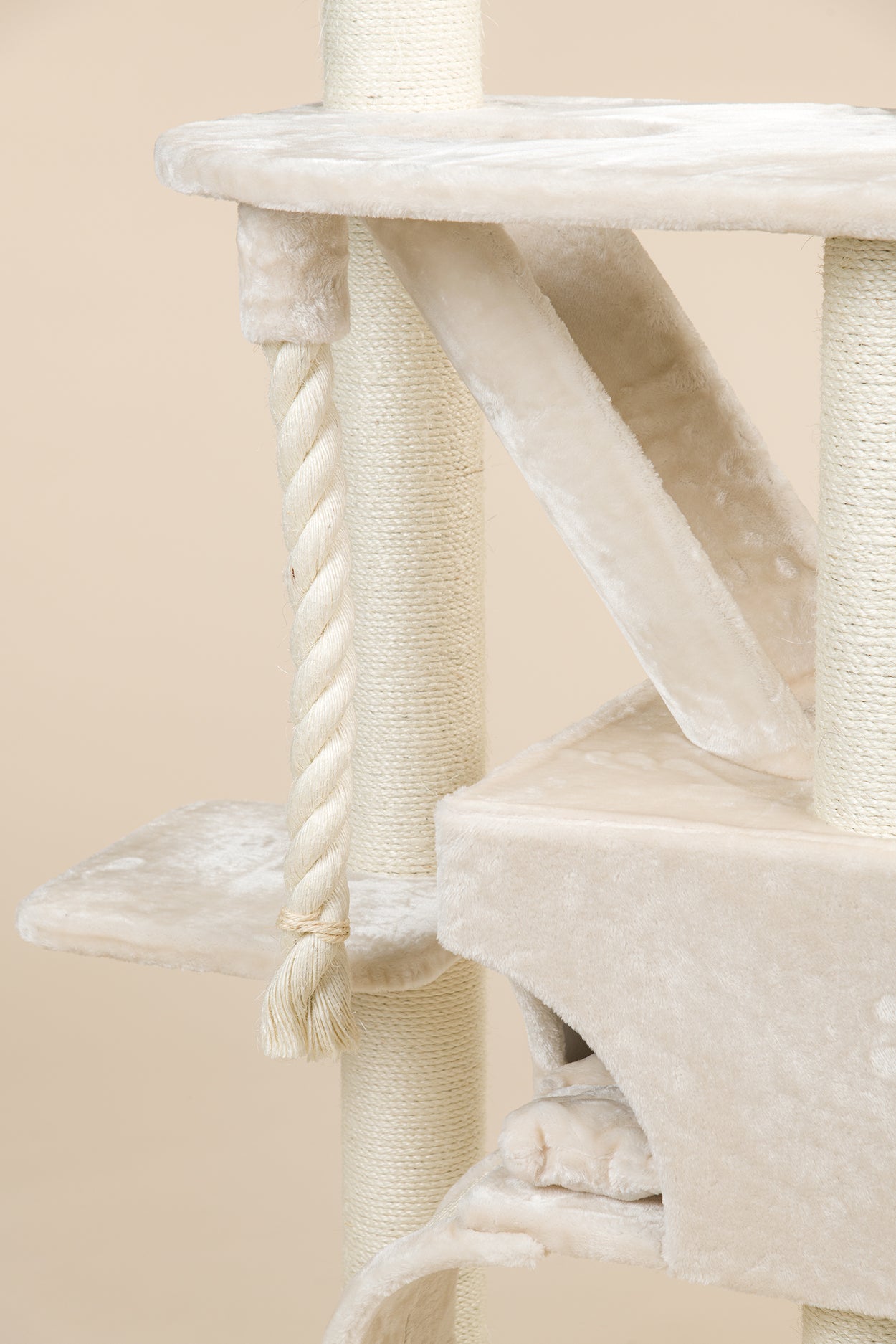 Cat Tree King Cat Mansion for Large Cats Beige