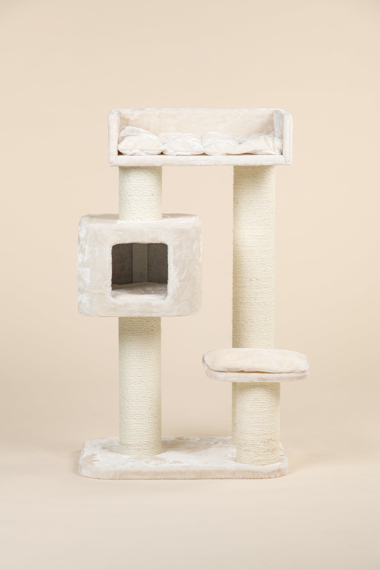 Cat Tree for large cats Big Cat Palace Beige CatTreeKing USA